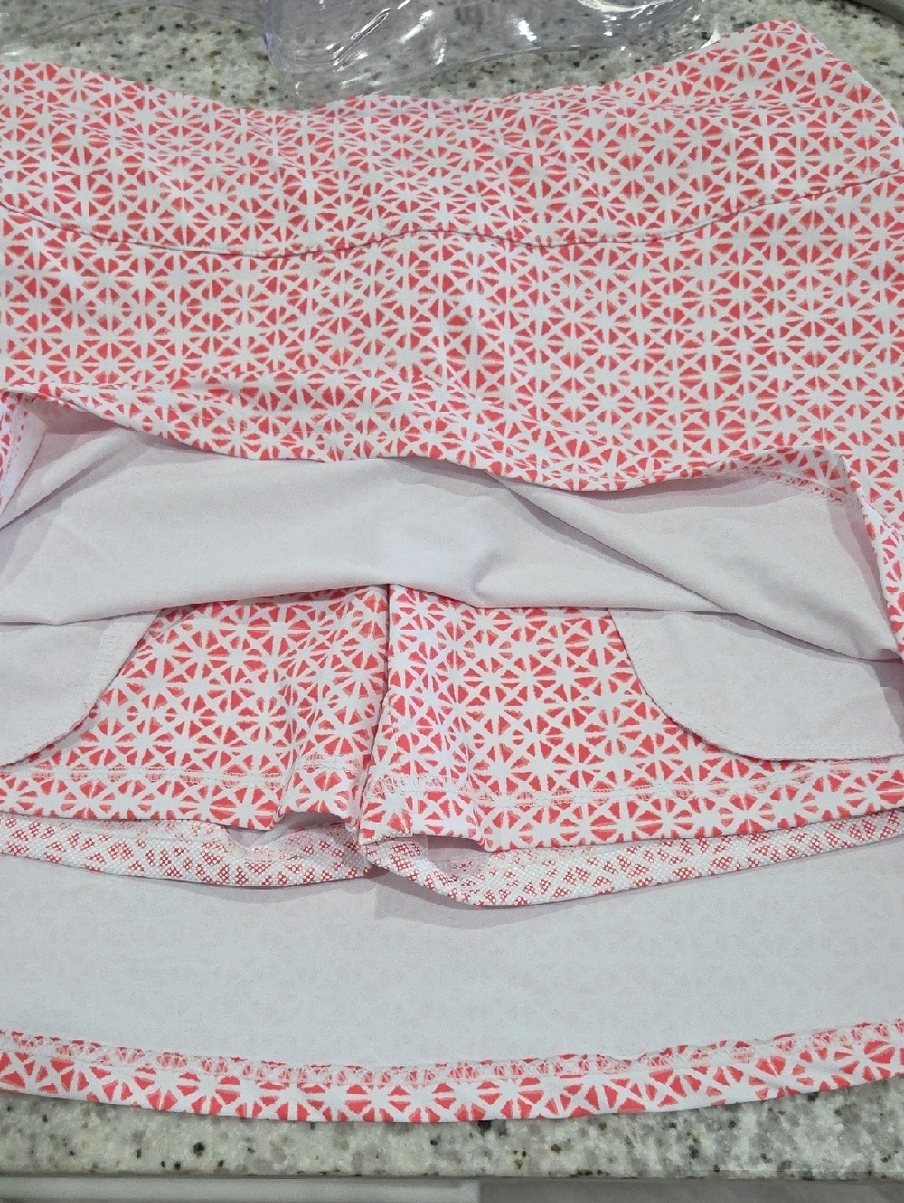 Cabana Life Sunset Oasis 15" Skort, Size Small - Picture 7 of 7